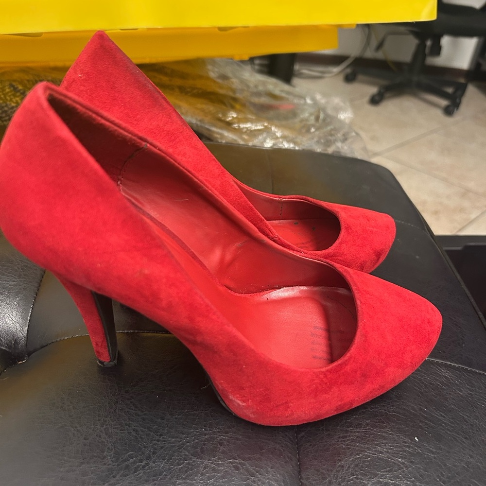 Elegant Red Women's Heels